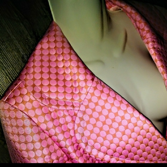 Maggy London Suit Jacket Size 6 Pink Quail - Picture 7 of 11